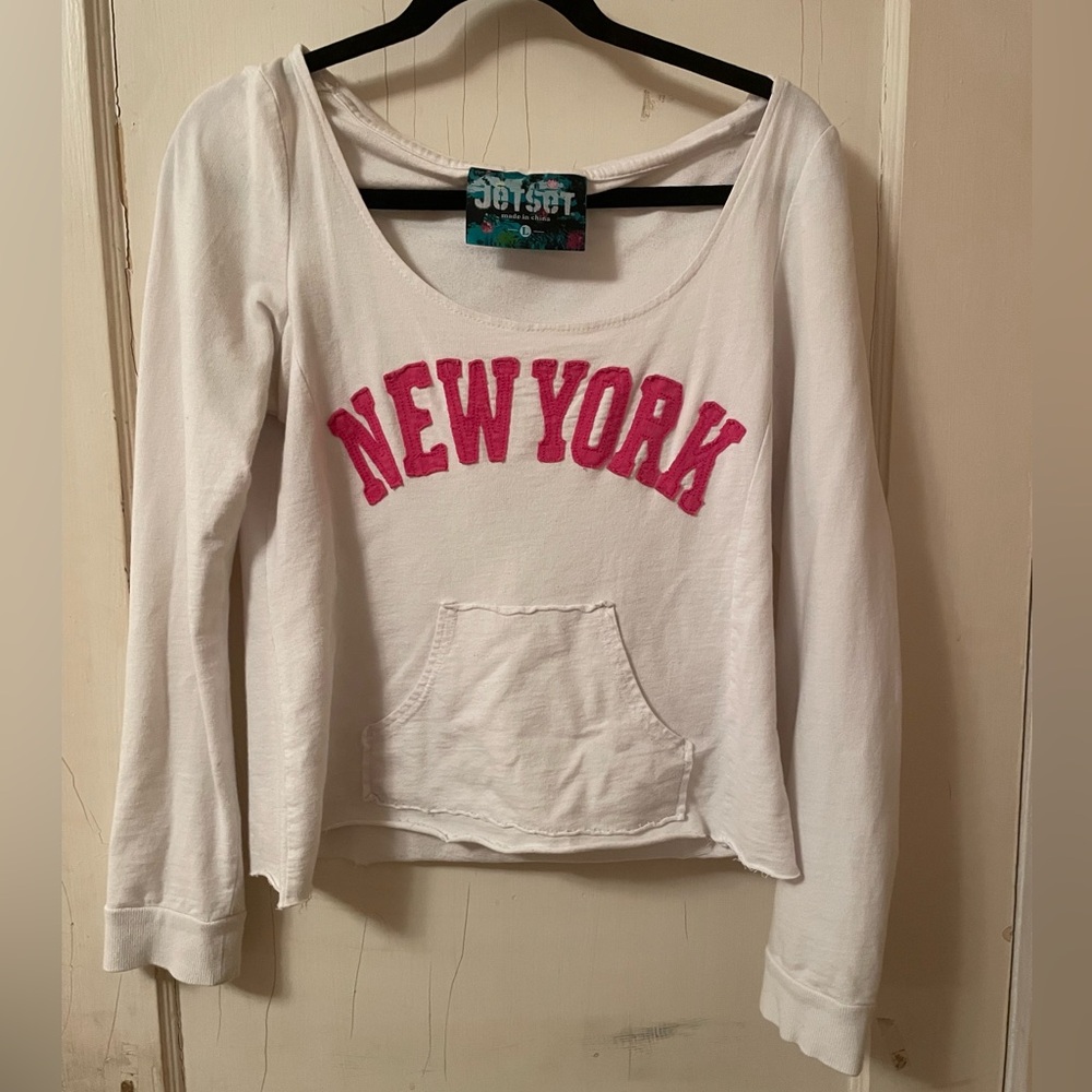 New York hooded shirt